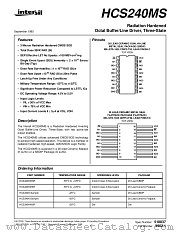 HCS240MS datasheet pdf Intersil
