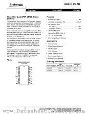 DG445 datasheet pdf Intersil