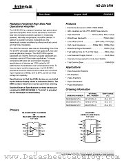 HS-2510RH datasheet pdf Intersil