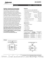 HS-2520RH datasheet pdf Intersil