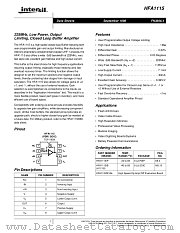 HFA1115 datasheet pdf Intersil