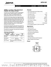 HFA1135 datasheet pdf Intersil