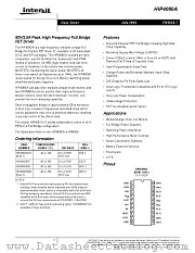 HIP4080A datasheet pdf Intersil