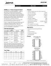 HA4314B datasheet pdf Intersil