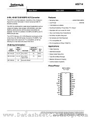 HI5714 datasheet pdf Intersil