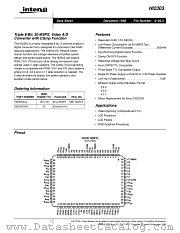 HI2303 datasheet pdf Intersil