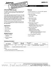 HMP8170 datasheet pdf Intersil
