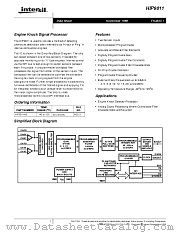 HIP9011 datasheet pdf Intersil