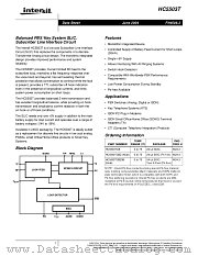 HC5503T datasheet pdf Intersil