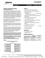 HS-4080ARH datasheet pdf Intersil