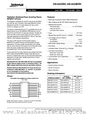 HS-4423RH datasheet pdf Intersil