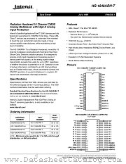 HS-1840ARH-T datasheet pdf Intersil