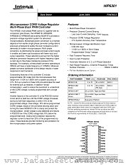 HIP6301 datasheet pdf Intersil