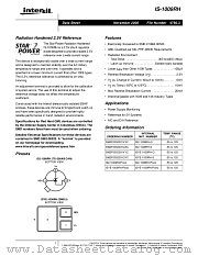 IS-1009RH datasheet pdf Intersil