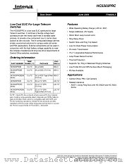 HC5503PRC datasheet pdf Intersil