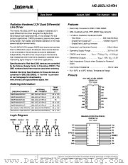 HS-26CLV31RH datasheet pdf Intersil