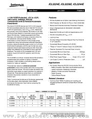 ICL3244E datasheet pdf Intersil