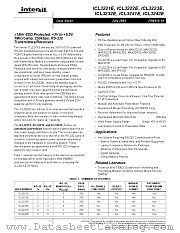 ICL3241E datasheet pdf Intersil