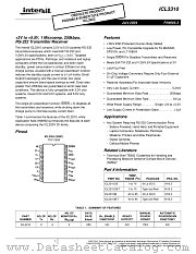 ICL3310 datasheet pdf Intersil