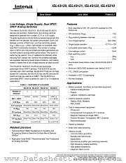 ISL43120 datasheet pdf Intersil