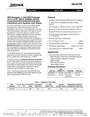 ISL4270E datasheet pdf Intersil