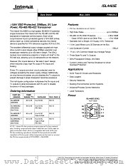 ISL4485E datasheet pdf Intersil