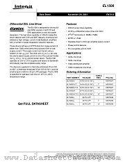 EL1508 datasheet pdf Intersil