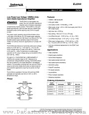 EL2044 datasheet pdf Intersil