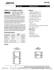 EL2160 datasheet pdf Intersil