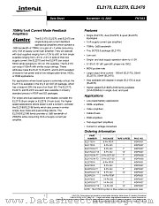 EL2170 datasheet pdf Intersil