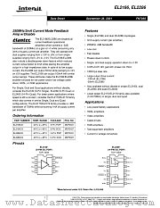 EL2186 datasheet pdf Intersil
