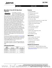 EL7566 datasheet pdf Intersil