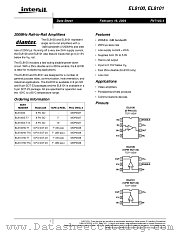 EL8101 datasheet pdf Intersil
