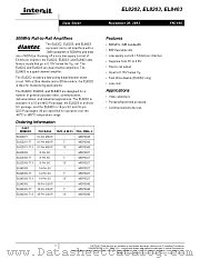 EL8202 datasheet pdf Intersil