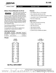 EL1506 datasheet pdf Intersil