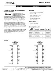 EL5326 datasheet pdf Intersil