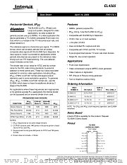 EL4585 datasheet pdf Intersil
