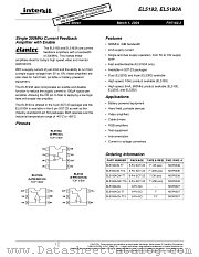 EL5193A datasheet pdf Intersil