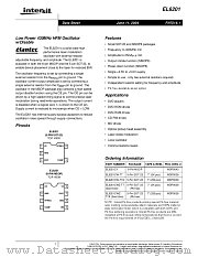 EL6201 datasheet pdf Intersil