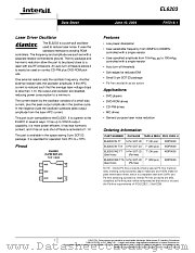 EL6203 datasheet pdf Intersil