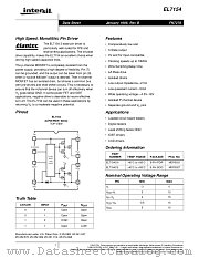 EL7154 datasheet pdf Intersil