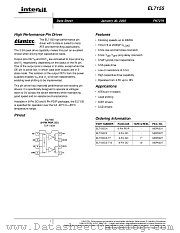 EL7155 datasheet pdf Intersil