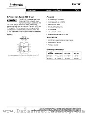 EL7182 datasheet pdf Intersil