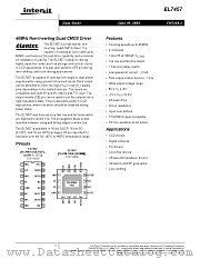 EL7457 datasheet pdf Intersil
