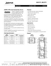 EL5171 datasheet pdf Intersil