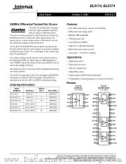 EL5374 datasheet pdf Intersil
