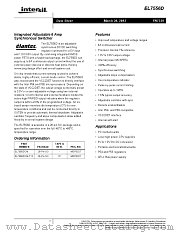 EL7556D datasheet pdf Intersil