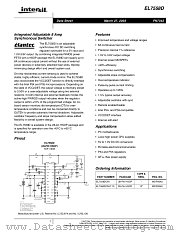 EL7558D datasheet pdf Intersil