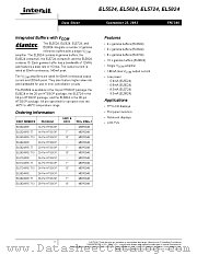 EL5724 datasheet pdf Intersil