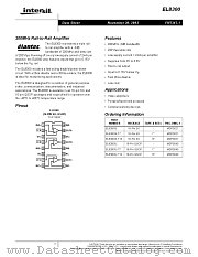EL8300 datasheet pdf Intersil